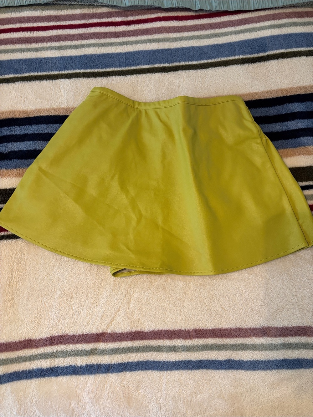 Lime Green Women's A-Line Skirt